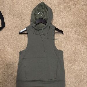 NOBULL Forest Green Sleeveless Hoodie